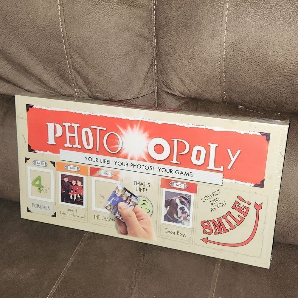 Photo Opoly Board Game NIP